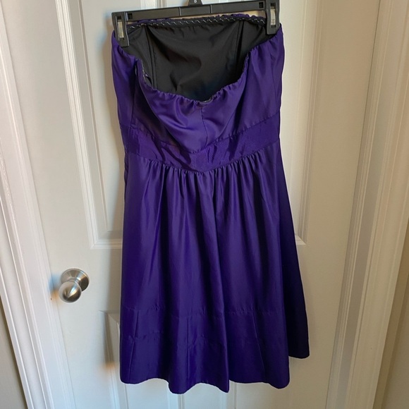 The Limited Purple Strapless Bow Dress - Picture 2 of 7